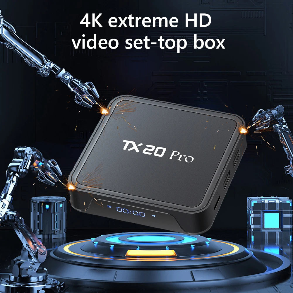 Android 15.0 Smart TV Box Allwinner H313 Quad Core 4K HD Media Player Dual WIFI BT5.2 Android TV Box 1GB 8GB