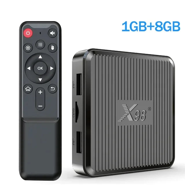 X98Q Smart TV Box AV1 Amlogic S905W2 4K HD Smart Media Player Set Top Box Android11 2.4G&5G Dual WiFi X98Q TV Box 1+8GB 2+16GB