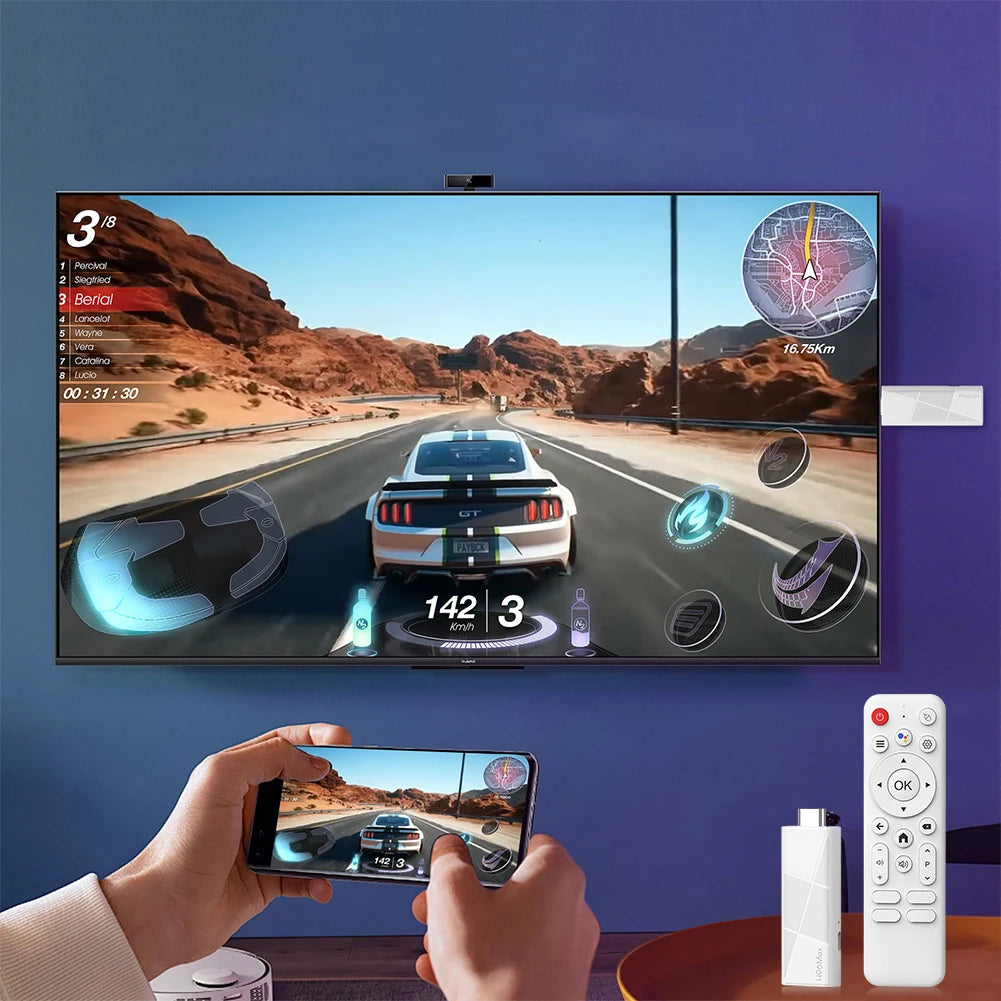 H96 MAX RK3518 Android 14 Smart TV Box Quad Core Media Player Wifi6 BT5.4 Smart Home Player Voice Control