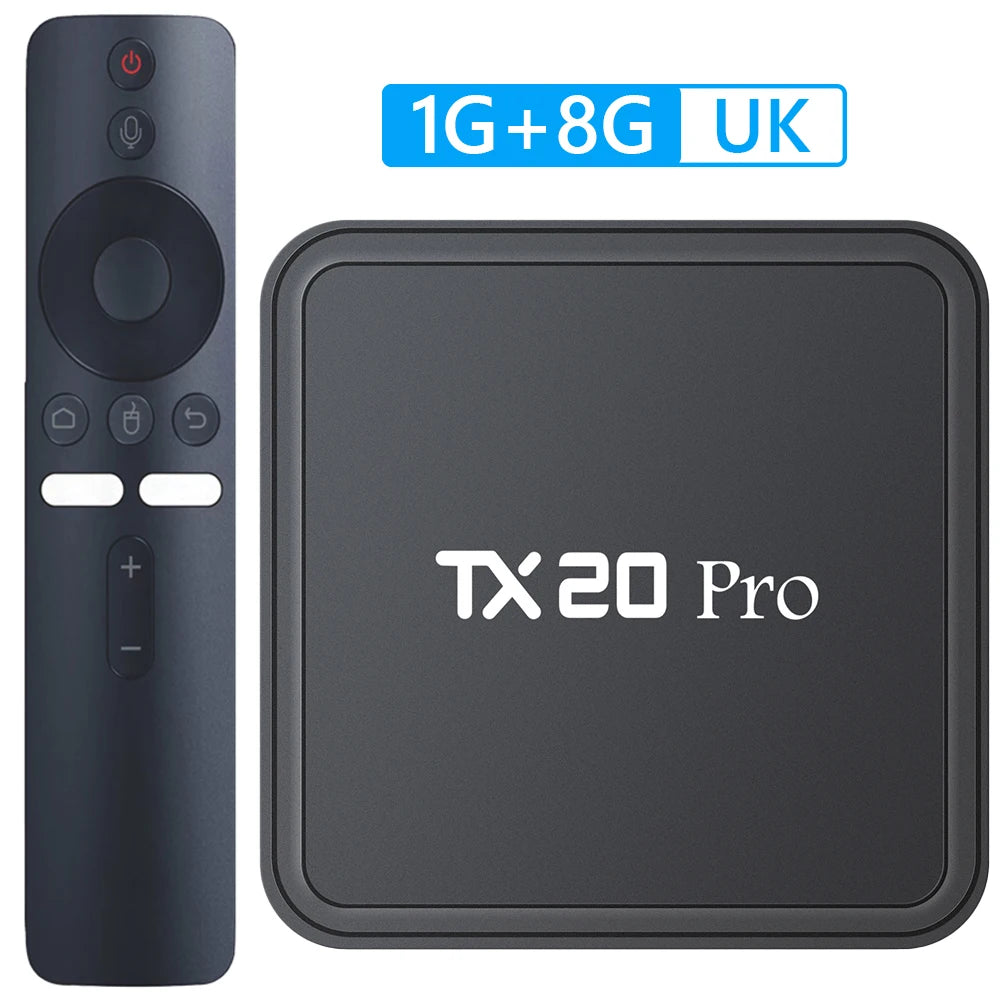 Android 15.0 Smart TV Box Allwinner H313 Quad Core 4K HD Media Player Dual WIFI BT5.2 Android TV Box 1GB 8GB